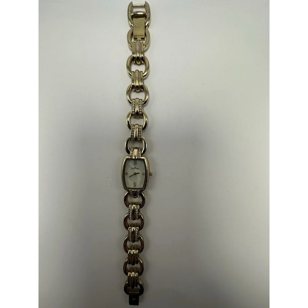 Anne Klein 10/8812 Ladies MOP Watch New Battery 18MM 7.75